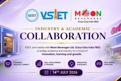 VSIET Signs MoU with Moon Beverages Ltd. to Boost Industry-Academia Collaboration