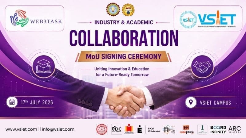 VSIET and WEB3TASK Join Hands to Foster Innovation Through MoU Signing Ceremony
